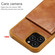 iPhone 12 / 12 Pro Vertical Flip Wallet Shockproof Back Cover Protective Case with Holder & Card Slots & Lanyard & Photos Frames - Grey