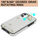 iPhone 12 / 12 Pro Zipper Card Bag Phone Case with Dual Lanyard - White