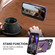 iPhone 12 / 12 Pro Zipper Hardware Card Wallet Phone Case - Purple