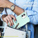 iPhone 12 3 in 1 PC + TPU Shockproof Phone Case - Mint Green