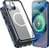 iPhone 12 360 Full Body Magnetic Frosted Magsafe Phone Case - Navy Blue