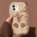 iPhone 12 3D Capybara Plush Full Coverage Phone Case - Brown