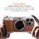 iPhone 12 3D Retro Bluetooth Camera Magsafe Mirror Phone Case - Lavender Purple