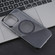 iPhone 12 6D Plated Carbon Fiber Clear Magsafe PC Phone Case - Starry Black