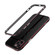 iPhone 12 Aurora Series Lens Protector + Metal Frame Protective Case - Black Red