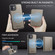 iPhone 12 AutSpace A13 MagSafe Magnetic RFID Flip Card Bag Phone Case - Grey