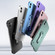 iPhone 12 Baking Varnish 360 Rotate Holder No Frame PC Phone Case - Green