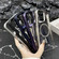 iPhone 12 Blade Electroplating Frosted MagSafe Magnetic Phone Case - Silver