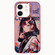 iPhone 12 Chinese Ancient Style Electroplated Lens Ring PC Hybrid TPU Phone Case - Black Style Girl