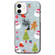 iPhone 12 Christmas Colored Drawing Pattern High Transparent Soft TPU Phone Case - Christmas Tree