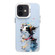 iPhone 12 Color Ink Frosted PC+TPU Phone Case - Glasses Dog