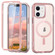 iPhone 12 Colorful MagSafe Magnetic PC Hybrid TPU Phone Case - Pink