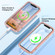 iPhone 12 Colorful MagSafe Magnetic PC Hybrid TPU Phone Case - Pink