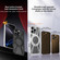 iPhone 12 Cooling Hollow Metal Holder MagSafe Phone Case - Black