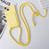 iPhone 12 Crossbody Lanyard Elastic Silicone Card Holder Phone Case - Light Yellow