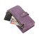 iPhone 12 Dream 9-Card Wallet Zipper Bag Leather Phone Case - Purple