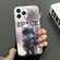 iPhone 12 Dual-side IMD Astronaut Frosted Phone Case - Light Grey