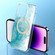 iPhone 12 Dual-side IMD Marble Magsafe Phone Case - Sky Blue