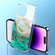 iPhone 12 Dual-side IMD Marble Magsafe Phone Case - White Green