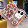iPhone 12 Electroplating Flower Diamond TPU Phone Case - Pink