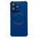 iPhone 12 Four Corner Shockproof Skin Feel MagSafe Magnetic Phone Case - Dark Blue