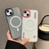 iPhone 12 Frosted Metal Lens Protection Frame MagSafe Phone Case - Red SENSORY