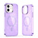 iPhone 12 Glitter MagSafe Shockproof Phone Case - Purple