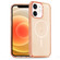 iPhone 12 Glitter Powder TPU Hybrid PC MagSafe Phone Case - Orange