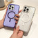 iPhone 12 Glitter Powder TPU Hybrid PC MagSafe Phone Case - Translucent