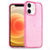 iPhone 12 Glitter Powder TPU Hybrid PC Phone Case - Pink
