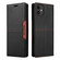 iPhone 12 GQUTROBE G01 RFID Anti-theft Leather Phone Case - Black