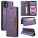 iPhone 12 GQUTROBE G01 RFID Anti-theft Leather Phone Case - Purple