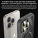 iPhone 12 Hollow Cooling MagSafe Shockproof Phone Case - Black