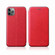 iPhone 12 Integrated Voltage Retro Texture Magnetic TPU+PU Leather Case with Card Slot & Holder - Red