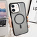 iPhone 12 J3 Magsafe Frame Bracket Shockproof Phone Case - Black
