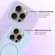 iPhone 12 Large Hole Camera MagSafe Liquid Silicone Full Coverage Phone Case - Blue