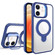 iPhone 12 Lens Protection & Ring Bracket MagSafe Phone Case - Dark Blue