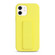 iPhone 12 Liquid Silicone Holder Phone Case - Yellow