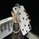 iPhone 12 Little Fresh Bow Bracelet Chain TPU Phone Case - Black
