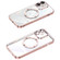 iPhone 12 MagSafe CD Texture Metal Lens Frame Full Coverage Phone Case - Pink
