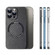 iPhone 12 MagSafe Magnetic PC Carbon Fiber Phone Case with Lens Film - Blue
