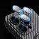 iPhone 12 MagSafe Magnetic PC Carbon Fiber Phone Case with Lens Film - Blue