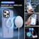 iPhone 12 MagSafe Magnetic Skin Feel Frosted Phone Case - Light Blue