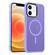 iPhone 12 MagSafe Magnetic Skin Feel Frosted Phone Case - Light Purple