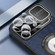 iPhone 12 MagSafe Magnetic Tree Texture PU Phone Case - Blue