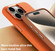iPhone 12 Metal Lens Frame Leather Full Coverage Shockproof Phone Case - Black