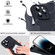 iPhone 12 Microfiber Liquid Silicone Shockproof Phone Case - Black