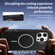 iPhone 12 Organic Silicone Lens Holder MagSafe Phone Case - Black