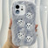 iPhone 12 Plush Cute Cat Full Coverage Silicone Phone Case - Grey