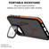 iPhone 12 Pro / 12 Magsafe Dual-Color Skin Feel Lens Film Phone Case with Lens Fold Holder - Gray